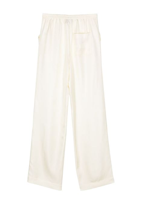 White Alera wide-leg silk trousers Loulou studio - women LOULOU STUDIO | ALERASFTVNLL